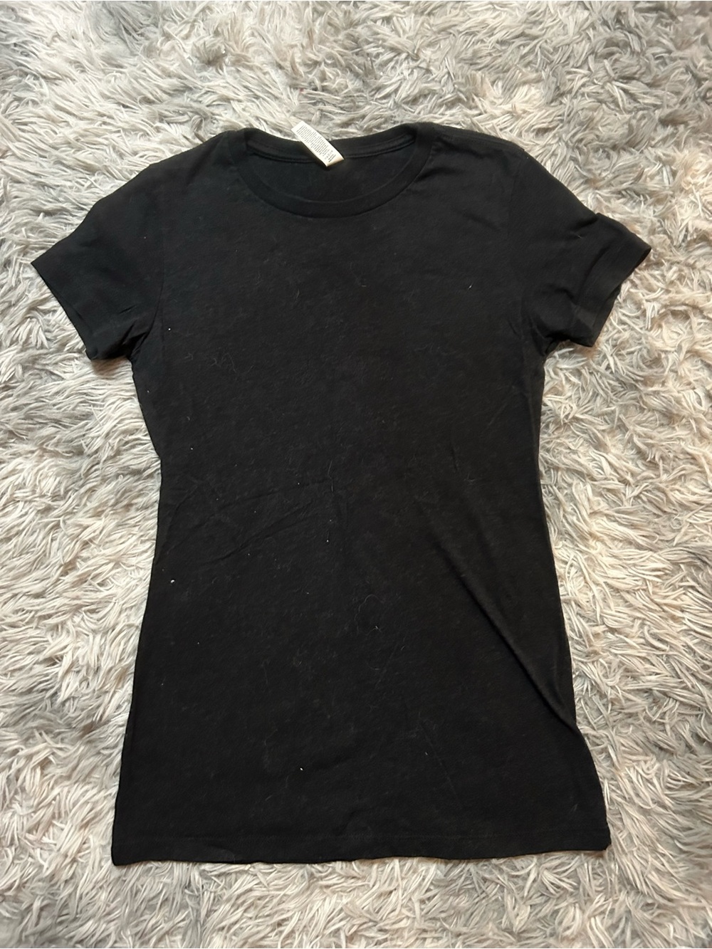 Bella Canvas Black Short Sleeve Crewneck Tee